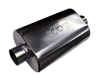 compare product Kooks Universal 2 1/2in Center/Center Oval Muffler (4x8x12)