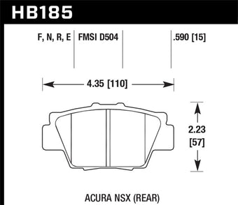 compare product Hawk HPS Street Brake Pads