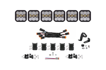 compare product Diode Dynamics SS5 Sport Universal CrossLink 6-Pod Lightbar - White Combo