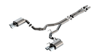 compare product Borla 2024 Ford Mustang GT 5.0L V8 w/ Active Exhaust ATAK Cat-Back Exhaust System