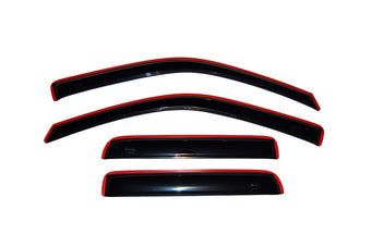 compare product AVS 04-12 Chevy Colorado Crew Cab Ventvisor In-Channel Front & Rear Window Deflectors 4pc - Smoke