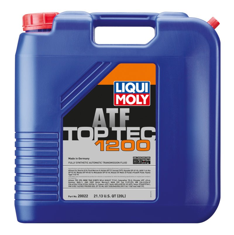 LIQUI MOLY 20L Top Tec ATF 1200 - My Store