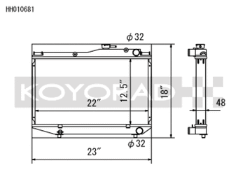 compare product Koyo 84-87 Toyota Corolla GT-S 1.6L 4AGE AE86 Radiator