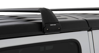 compare product Rhino-Rack 07-22 Jeep Wrangler JK/JL 4 Door Hard Top Vortex SG 2 Bar Roof Rack - Black