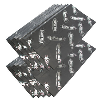 compare product DEI Boom Mat XL Damping Material - 12.5in x 24in x 4mm - 20.8 sq ft - 15 Pack