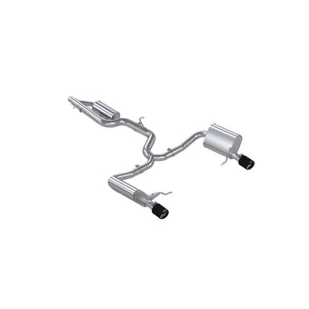 compare product MBRP 17-19 VW Golf SportWagen/Alltrack 1.8T T304SS 3in Cat-Back 2.5in Dual Split Rear w/ CF Tips