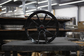compare product Vossen x Novitec NF10 22x11.5in - 5x114.3 BP - ET29 - Gloss Black Ferrari 296 Rear Wheel