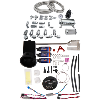 compare product DeatschWerks 94-02 Nissan Silvia and Skyline X2 Surge Module with DW420 Pumps and PTFE Plumbing Kit