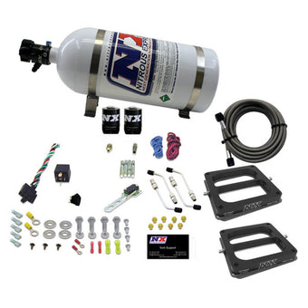 compare product Nitrous Express Dual Dom/Alc Nitrous Kit (100-500HP) w/10lb Bottle