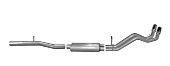 compare product Gibson 14-18 GMC Sierra 1500 Base 5.3L 3in/2.25in Cat-Back Dual Sport Exhaust - Stainless