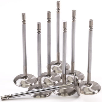 compare product GSC P-D Ford Mustang 5.0L Coyote Gen 1/2 38.27mm Head (+1mm) Chrome Polished Intake Valve - Set of 8