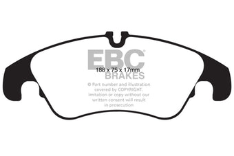 compare product EBC 11 Audi A6 2.0 Turbo Redstuff Front Brake Pads