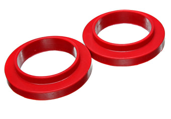 compare product Energy Suspension Universal 3 3/4in ID 25 7/16in OD 3/4in H Red Coil Spring Isolators (2 per set)