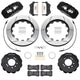 Wilwood 99 - 02 Nissan Skyline Aerolite 6R Front BBK w/ 14in Slotted Rotors & Flexlines - Black - My Store