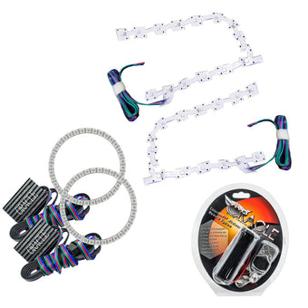 compare product Oracle 11-19 Chrysler 300C DRL Upgrade w/ Halo Kit - ColorSHIFT