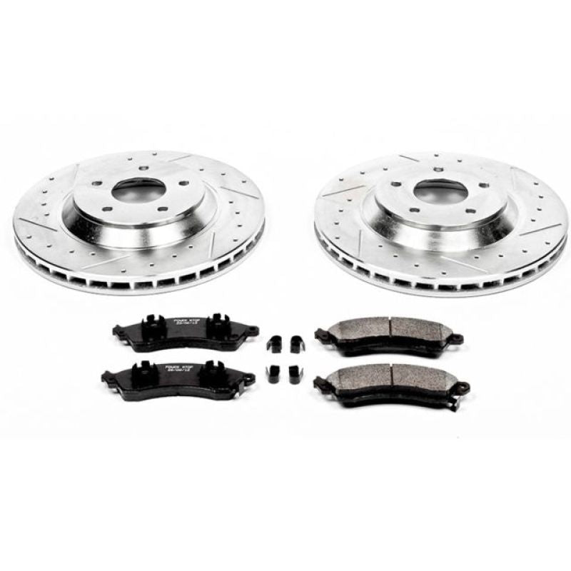 Power Stop 88 - 96 Chevrolet Corvette Front Z23 Evolution Sport Brake Kit - My Store
