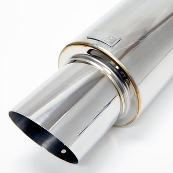 compare product BLOX Racing 60.5mm Street Muffler - Angled Tip