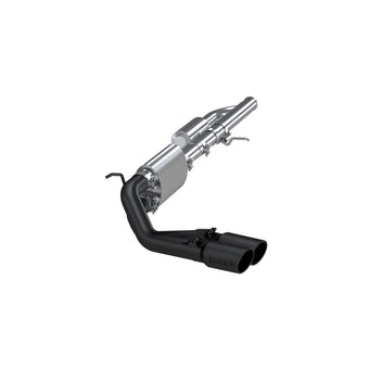 compare product MBRP 09+ Chevrolet Silverado 1500 3in Cat Back Pre-Axle Dual Outlet w/ 4in Tip - Black