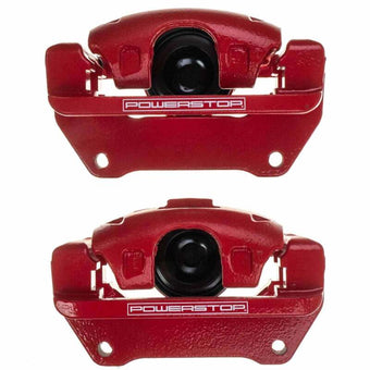compare product Power Stop 07-18 Jeep Wrangler JK Front Red Caliper Pair w/Bracket