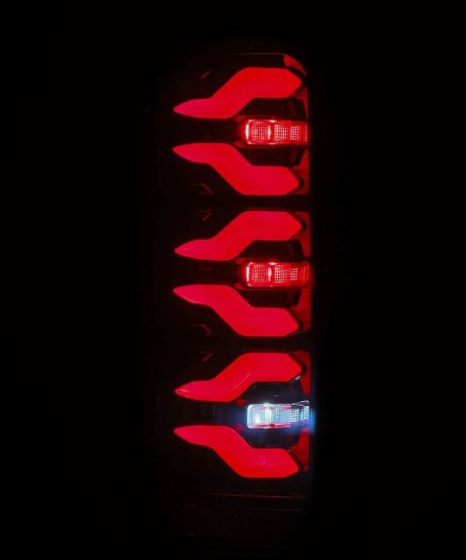 AlphaRex 87 - 96 Ford Bronco/F - 150 Luxx - Series LED Tail Lights - Black Red - My Store