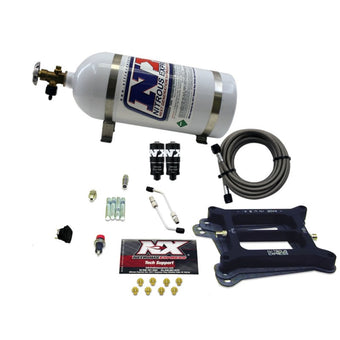 compare product Nitrous Express 4150 Hitman 4-BBL Nitrous Kit (100-200HP) w/10lb Bottle