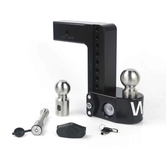 compare product Weigh Safe 8in Drop Hitch w/Built-in Scale & 2.5in Shank (8K/18.5K GTWR) w/WS05 - Black Cerakote