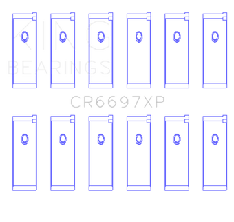 compare product King Engine Bearings Nissan RB25/RB26 (Size 0.025mm) Performance Rod Bearing Set