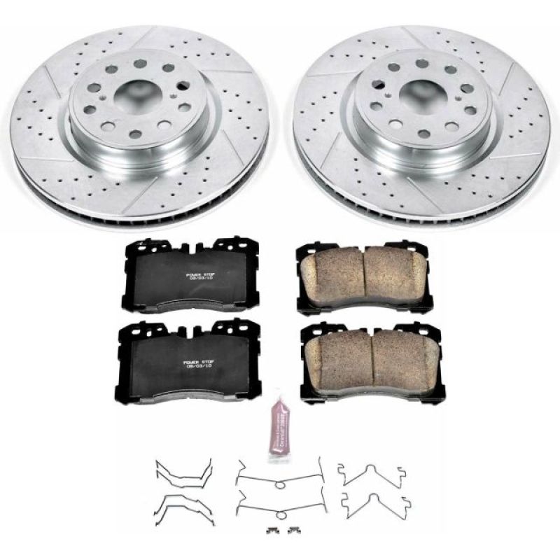 Power Stop 07 - 09 Lexus LS460 Front Z23 Evolution Sport Brake Kit - My Store