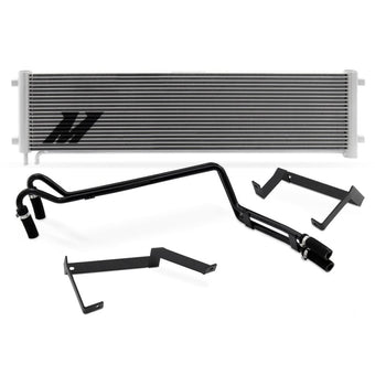compare product Mishimoto 11-16 Ford 6.7L Powerstroke Transmission Cooler Kit Silver