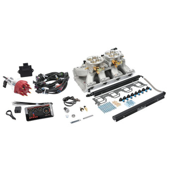 compare product Edelbrock Pro Flo 4 EFI System Seq Port Chrysler Gen II Hemi 426-572 950 Max HP 60lb/hr Satin Finish