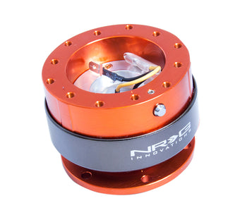 compare product NRG Quick Release Gen 2.0 - Orange Body / Titanium Chrome Ring