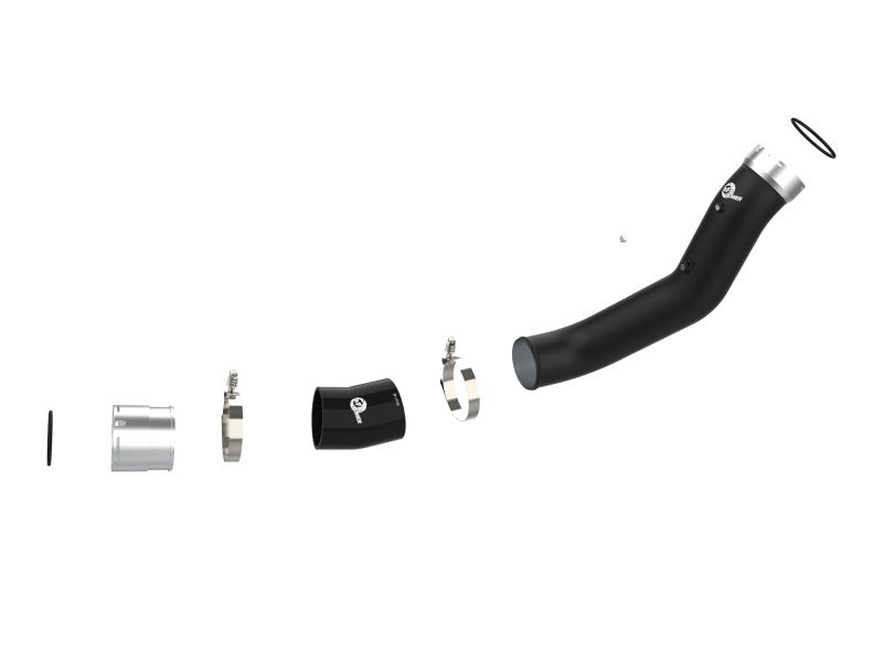 aFe 20 - 23 GM Diesel Trucks V8 6.6L L5P BladeRunner 3.5in Aluminum Cold Charge Pipe - Black - My Store