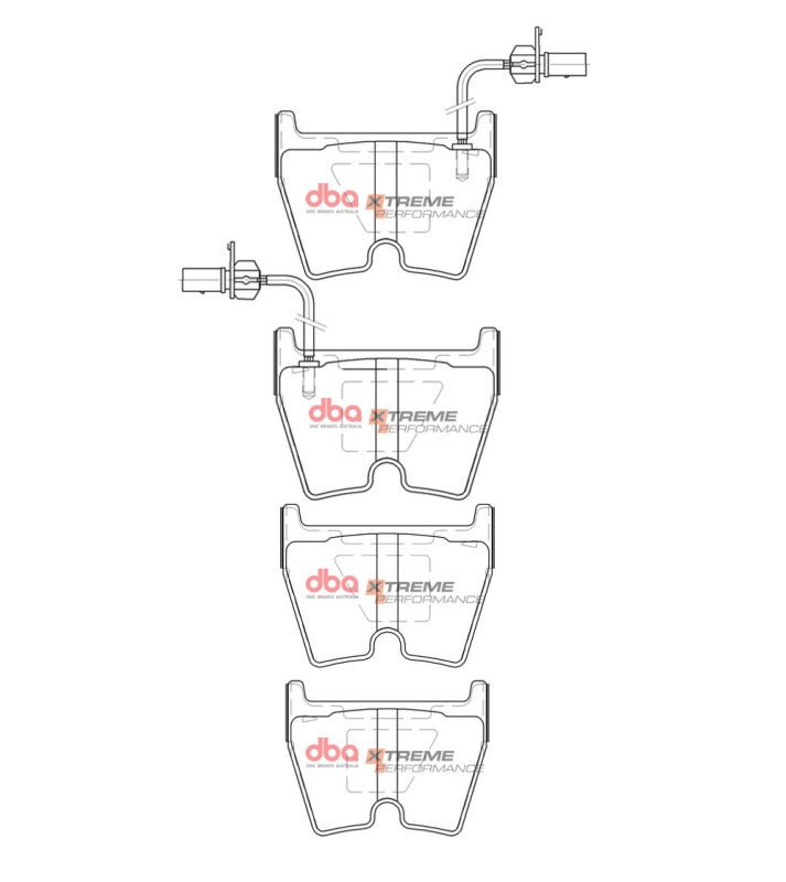 DBA 2009 Suzuki XL - 7 Front XP Performance Brake Pads - My Store