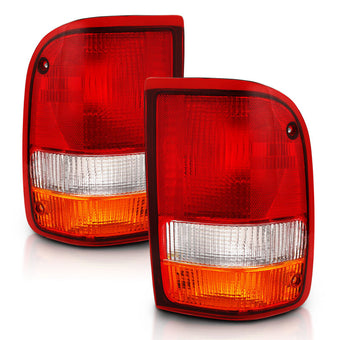 compare product ANZO 1993-1997 Ford Ranger Tail Light Red/Clear (OE)
