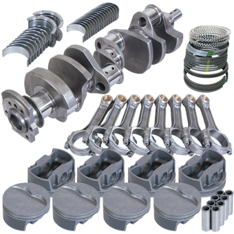 compare product Eagle Chevy 350 3.750in Crank 6.000in I-Beam Rods -5cc Flat Top 4.040in Pistons Balanced Assembly