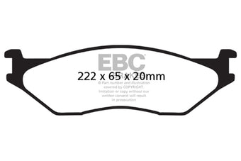 compare product EBC 02-05 Ford Econoline E550 Yellowstuff Front Brake Pads