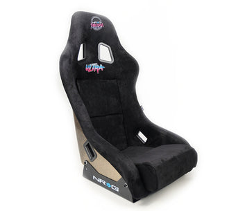 compare product NRG FRP Bucket Seat ULTRA Edition - Medium (Black Alcantara/Gold Glitter Back)
