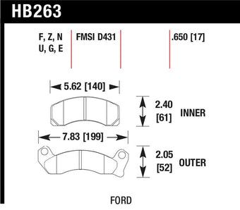 compare product Hawk HP+ Street Brake Pads