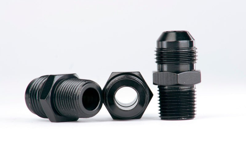 Aeromotive Carb. Reg 13205 Fitting Kit (Incl. (3) 3/8in NPT to AN - 08 fittings) - My Store