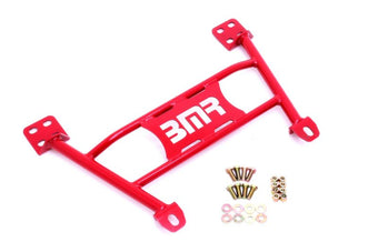 compare product BMR 05-14 S197 Mustang Radiator Support Chassis Brace - Red