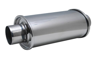 compare product Vibrant ULTRA QUIET Resonator 2.5in inlet / outlet x 14in overall length