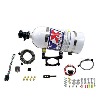 compare product Nitrous Express 11-15 Ford Mustang GT 5.0L Coyote 4 Valve Nitrous Plate Kit (50-200HP) w/10lb Bottle