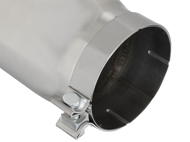 aFe MACHForce - Xp 5in Inlet x 6in Outlet x 15in length Polished Exhaust Tip - My Store