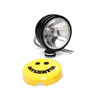compare product KC HiLiTES Daylighter 6in. Halogen Light 100w Spread Beam (Single) - Black SS