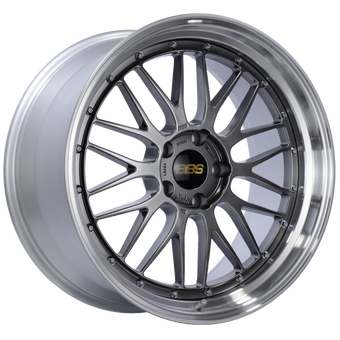 compare product BBS LM 20x10 5x120 ET33 Diamond Black Center Diamond Cut Lip Wheel -82mm PFS/Clip Required