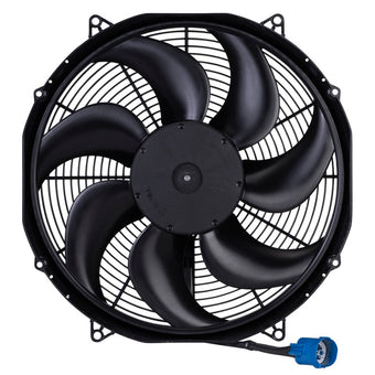 compare product SPAL 500W 15.2in Flush Mount Brushless Fan w/Jumper Harness