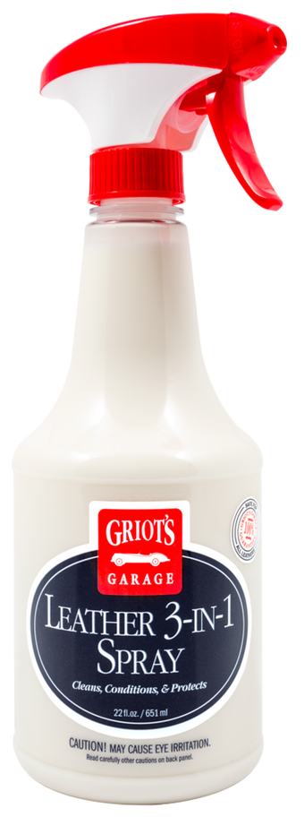 compare product Griots Garage Leather 3-in-1 Spray - 22oz