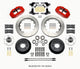 Wilwood Narrow Superlite 6R Front Hub Kit 14.00in Red 82 - 92 Camaro//Firebird - My Store