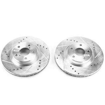 compare product Power Stop 17-19 Subaru Impreza Front Evolution Drilled & Slotted Rotors - Pair
