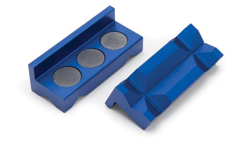 compare product Russell Performance Blue Anodized Billet Aluminum Vice Jaws